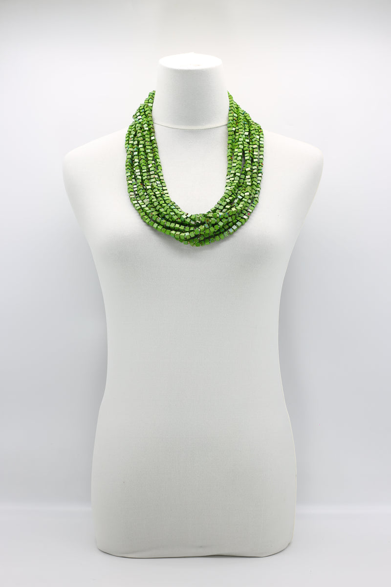 Next Pashmina Necklaces - Hand painted Graffiti - 5-strand - Jianhui London