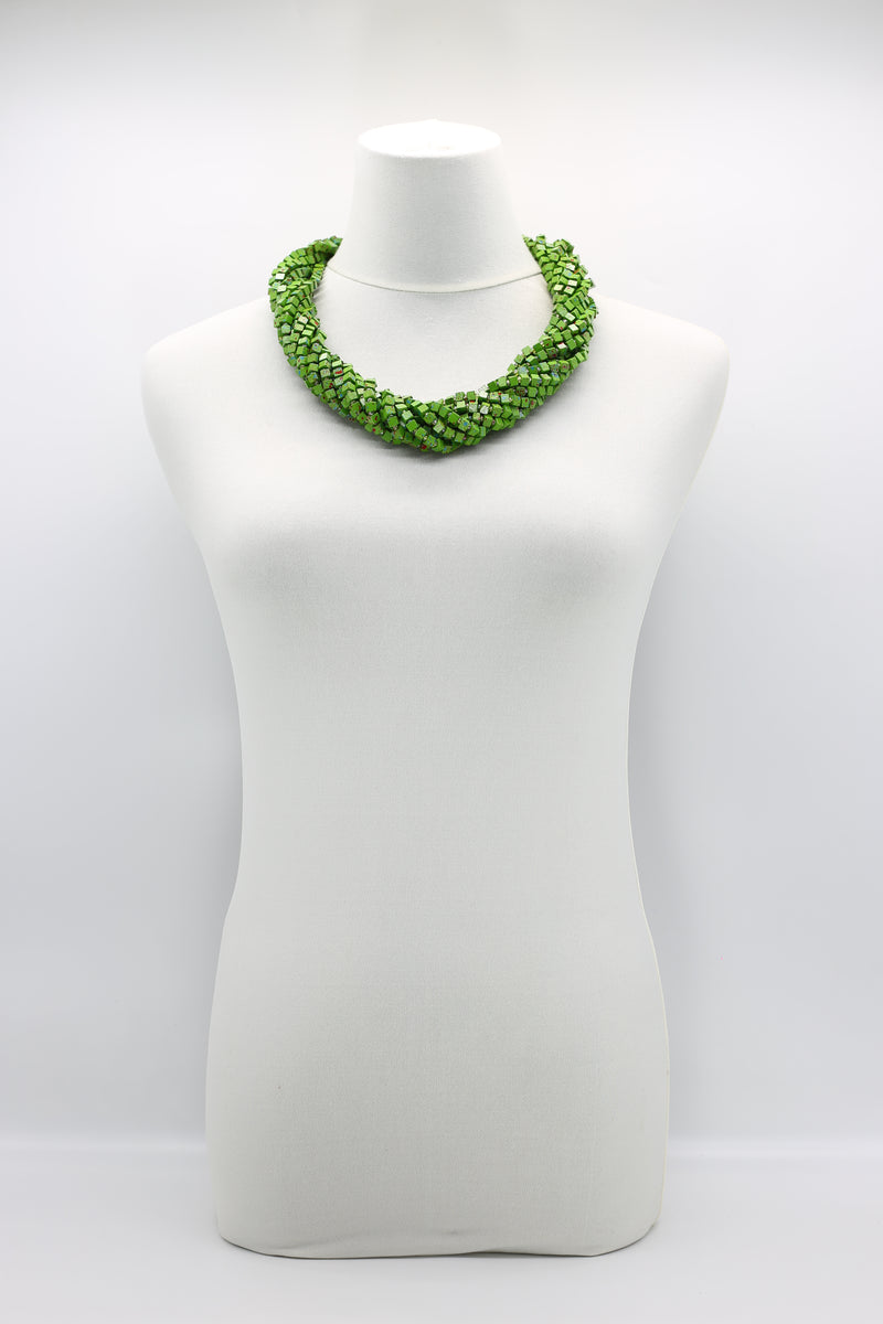 Next Pashmina Necklaces - Hand painted Graffiti - 5-strand - Jianhui London