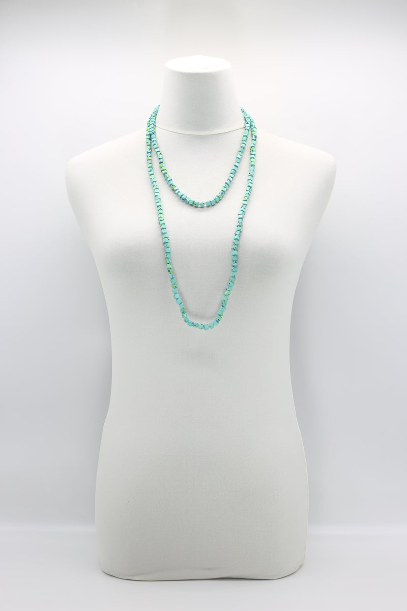 Next Pashmina Necklaces - Hand painted Graffiti - 5-strand - Jianhui London