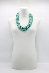 Next Pashmina Necklaces - Hand painted Graffiti - 5-strand - Jianhui London