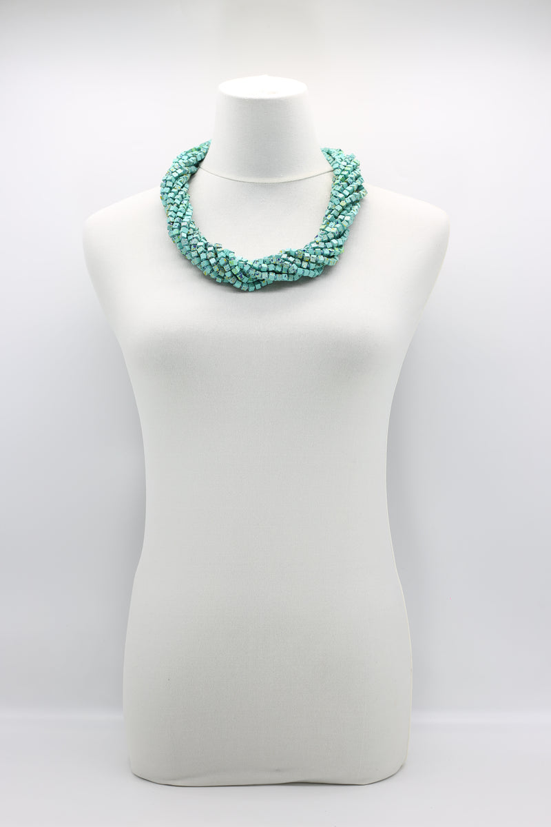 Next Pashmina Necklaces - Hand painted Graffiti - 5-strand - Jianhui London