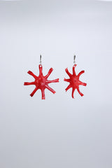 Aqua Starfish earring- Hand painted - Jianhui London