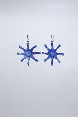 Aqua Starfish earring- Hand painted - Jianhui London