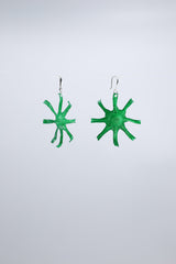 Aqua Starfish earring- Hand painted - Jianhui London