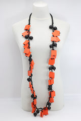 Squares & Beads Necklace - Jianhui London