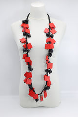 Squares & Beads Necklace - Jianhui London