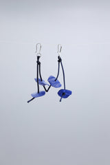 Aqua Coral earrings-Hand painted - Jianhui London