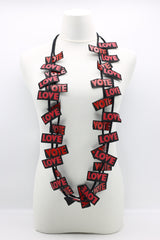 VOTE For LOVE Ribbon Necklaces - Jianhui London
