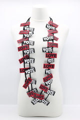 VOTE For LOVE Ribbon Necklaces Set - Duo - Jianhui London