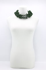 Wooden Squares Slate Necklaces - Jianhui London
