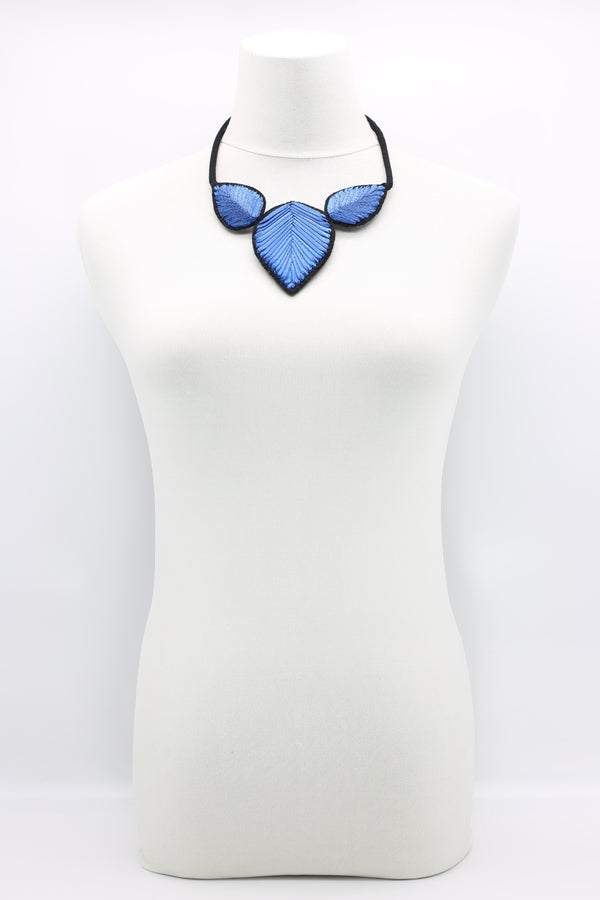 Biba Textile three leaves Necklace - Jianhui London