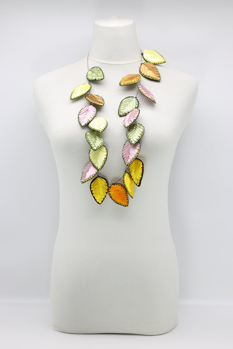 Biba x5 Textile double side Necklace - Jianhui London