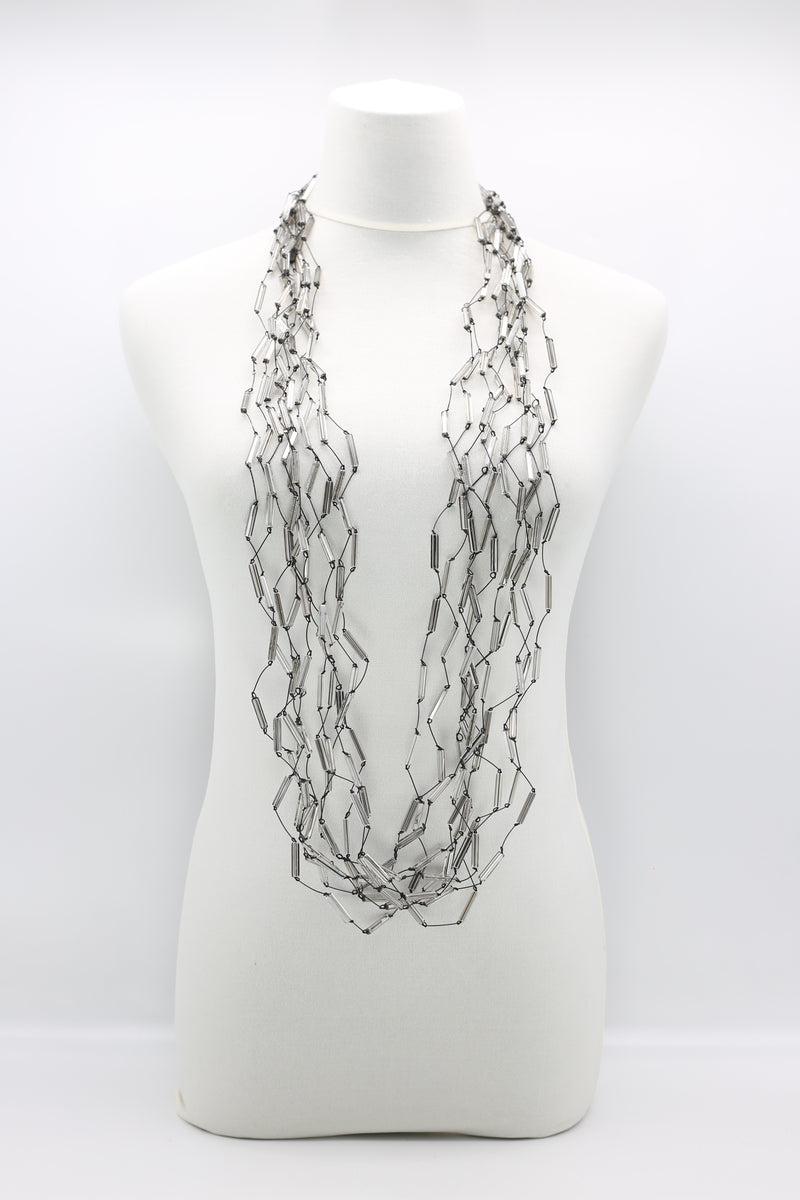 Crystal Tubes Necklaces - Jianhui London