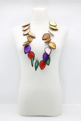 Biba x5 Textile double side Necklace - Jianhui London