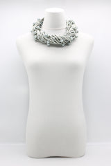 Faux Pearl on Textile Cord Necklace - Small - Jianhui London