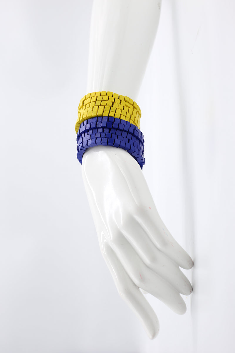 Pashmina Wooden Beads Bracelet - Jianhui London