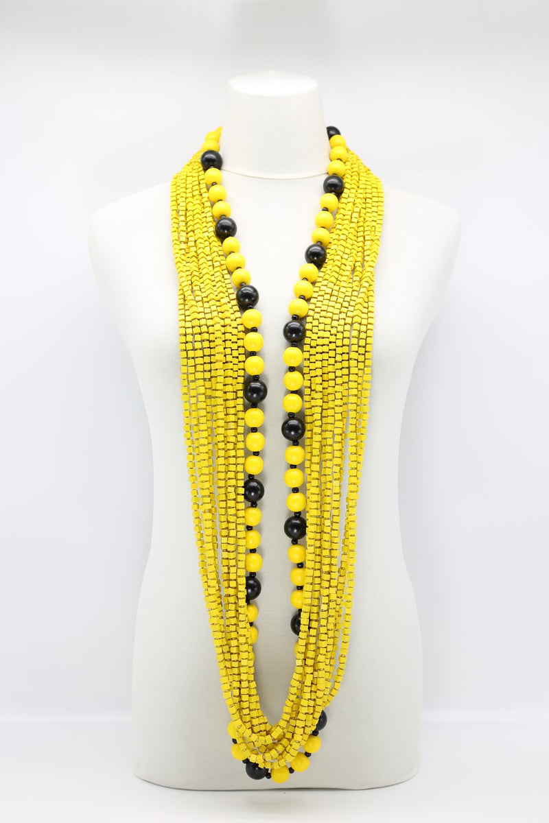 Next Pashmina & Round Beads Necklaces Set - Jianhui London