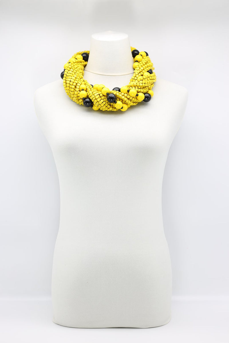 Next Pashmina & Round Beads Necklaces Set - Jianhui London