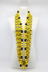 Next Pashmina - Mosaic & Round Beads Necklace Set - Jianhui London