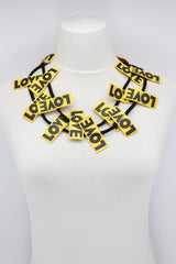 LOVE Ribbon Necklaces - Jianhui London