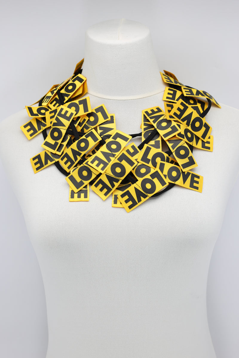 LOVE Ribbon Necklaces - Jianhui London