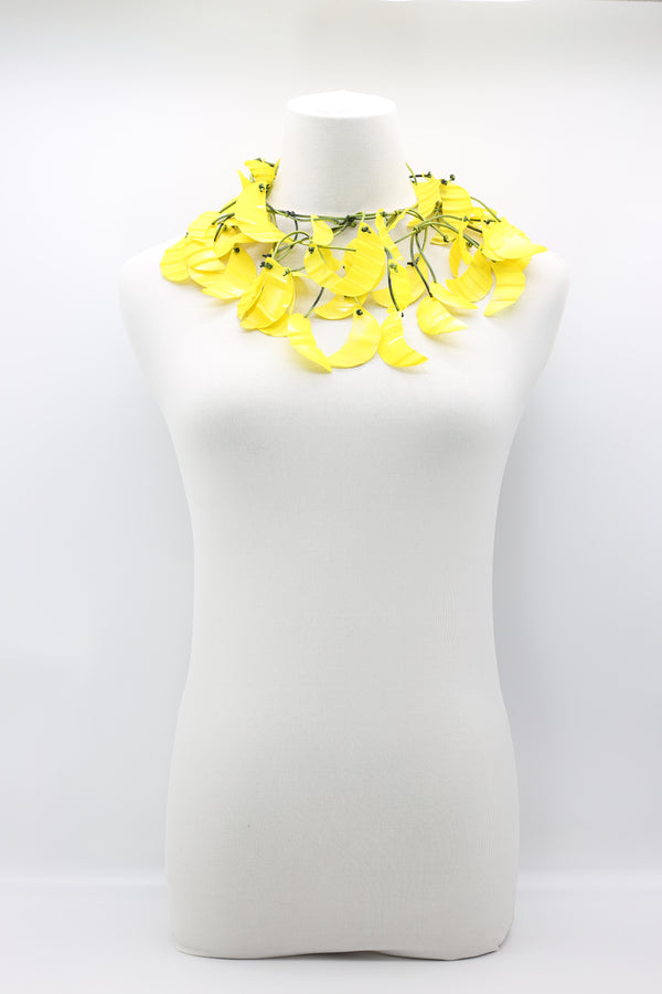 UPCYCLED PLASTIC BOTTLES BANANA NECKLACE - Jianhui London
