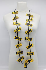 LOVE Ribbon Necklaces - Jianhui London