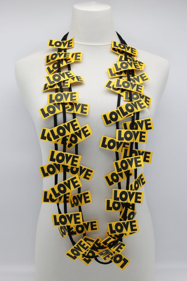 LOVE Ribbon Necklaces - Jianhui London