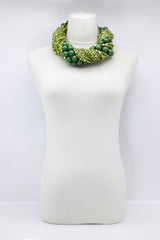 Next Pashmina - Mosaic & Round Beads Necklace Set - Jianhui London