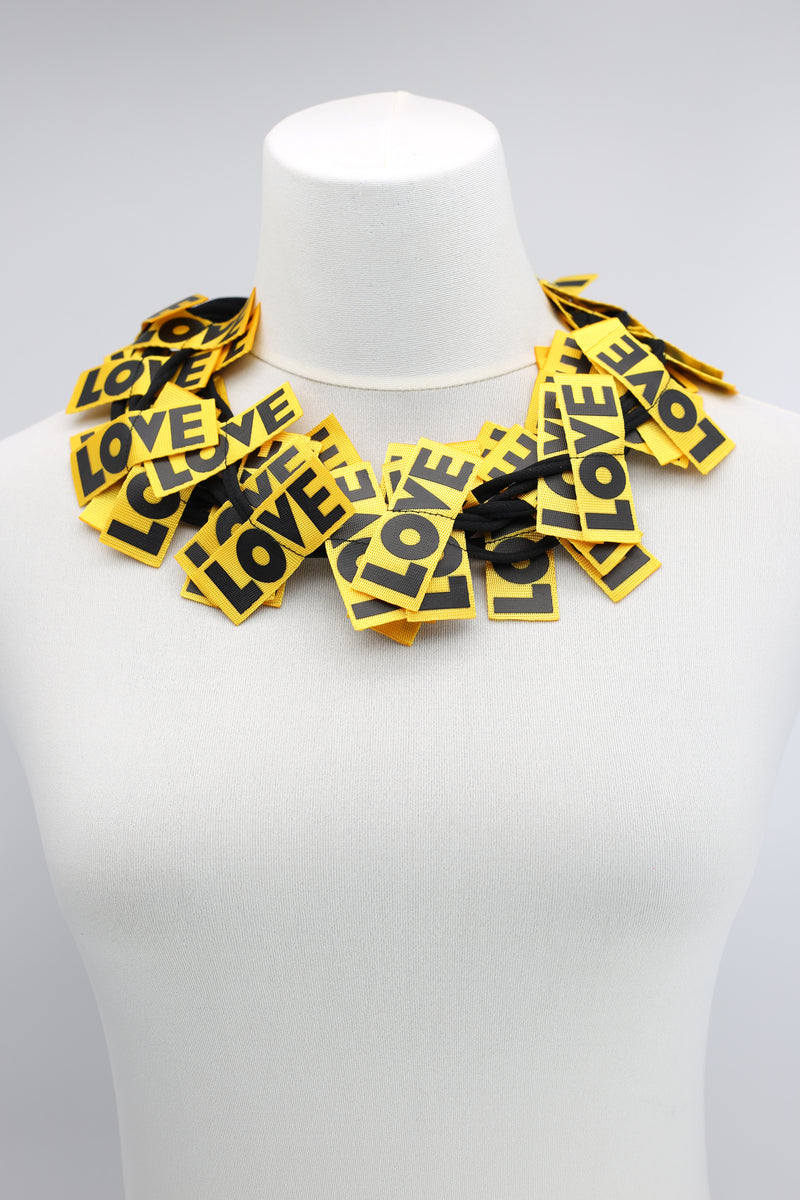 LOVE Ribbon Necklaces - Jianhui London