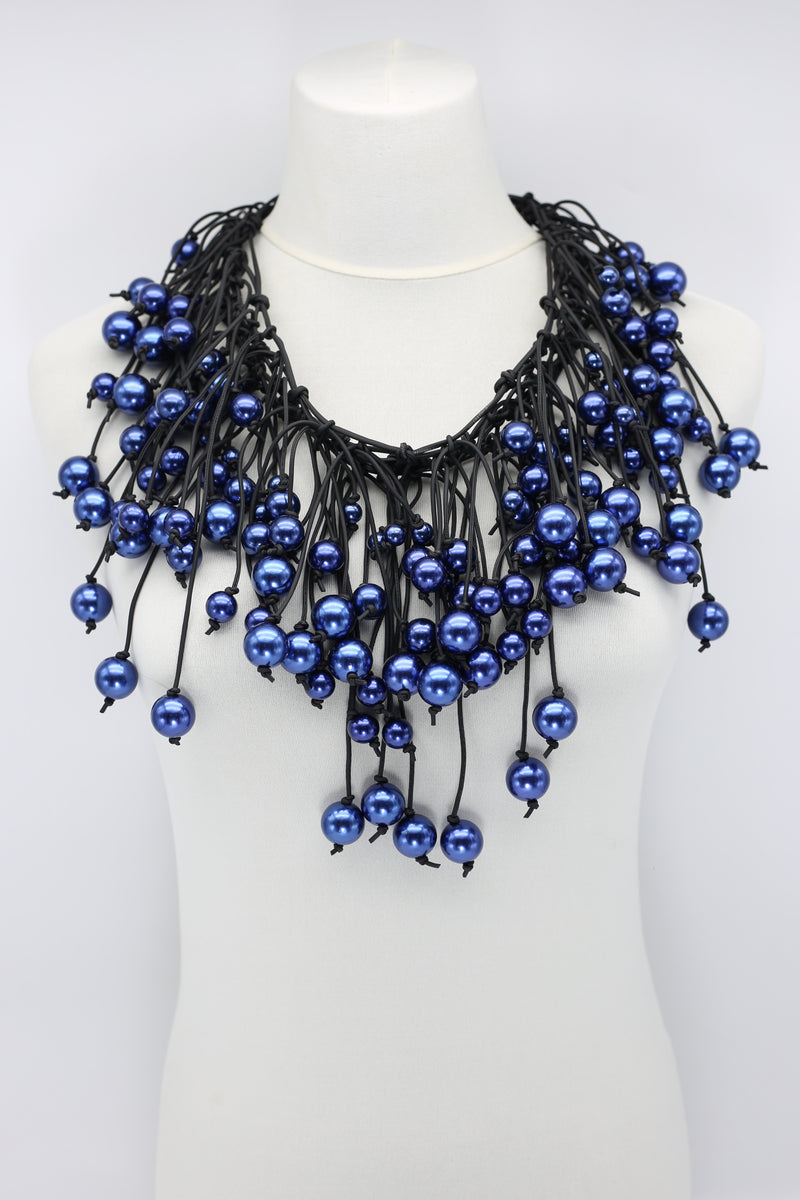 Faux Pearls Cape-style Necklace - Jianhui London