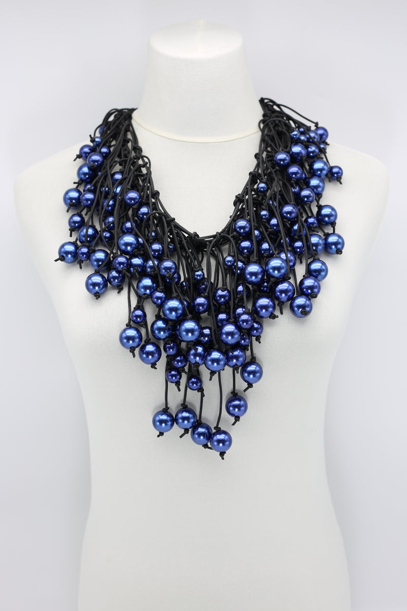 Faux Pearls Cape-style Necklace - Jianhui London