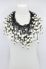 Faux Pearls Cape-style Necklace - Jianhui London