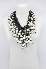 Faux Pearls Cape-style Necklace - Jianhui London