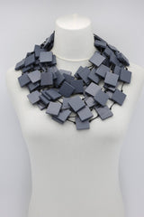 5 Strand 3x3 Squares Necklace - Jianhui London