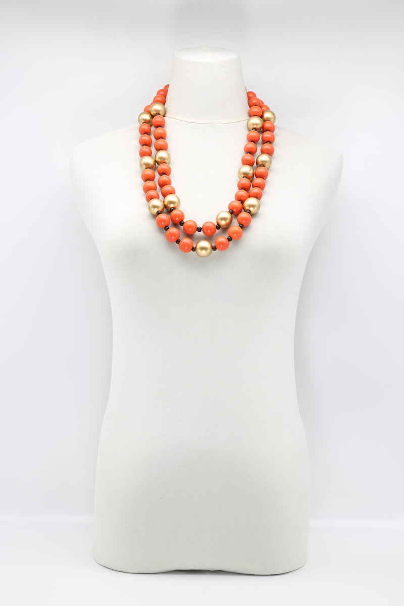 Round Beads Necklace - Duo - Jianhui London
