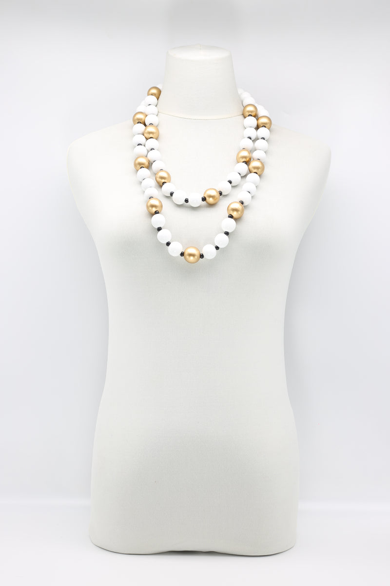 Round Beads Necklace - Duo - Jianhui London