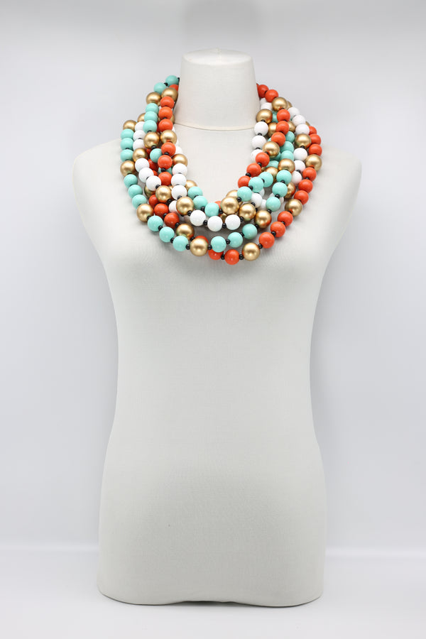 Round Beads Necklaces Set - Jianhui London