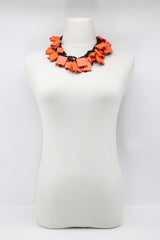 Crocheted 2x2/3x3 Squares Necklace - Jianhui London