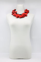 Crocheted 2x2/3x3 Squares Necklace - Jianhui London