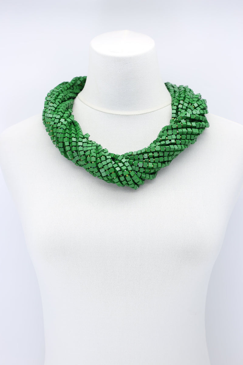 Next Pashmina & Round Beads Necklaces Set - Jianhui London