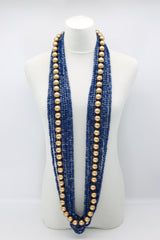 Next Pashmina & Round Beads Necklaces Set - Jianhui London