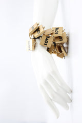 Black and White Love Squares Bracelet - Jianhui London