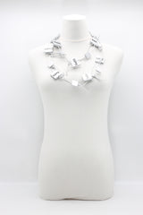 LOVE & HOPE SQUARES CHAIN NECKLACE - Jianhui London