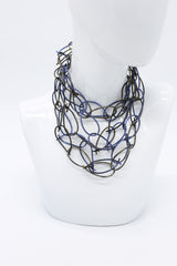 Rubber Chain Necklaces Set - Hand-painted - Thin Loops - Jianhui London