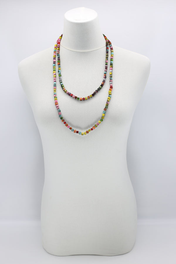 SINGLE STRAND PASHMINA NECKLACES - HAND PAINTED - Jianhui London