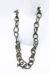 Rubber Chain Necklace - Thick Loops - Jianhui London