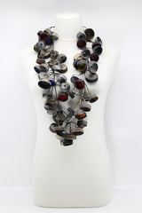 Upcycled plastic bottles - Water Lily of Bottle Caps tree - Hand-painted - Jianhui London