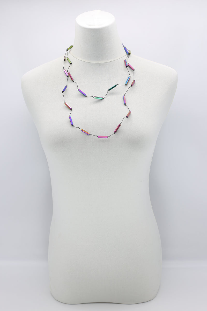 Crystal Tubes Necklaces - Jianhui London