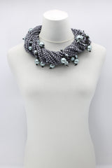 Next Pashmina & Hand-woven Faux Pearls Necklaces Set - Jianhui London